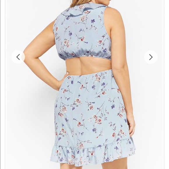 Plus size Floral print dress - Picture 3 of 3